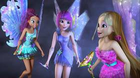 winx club layla tecna and flora mythix